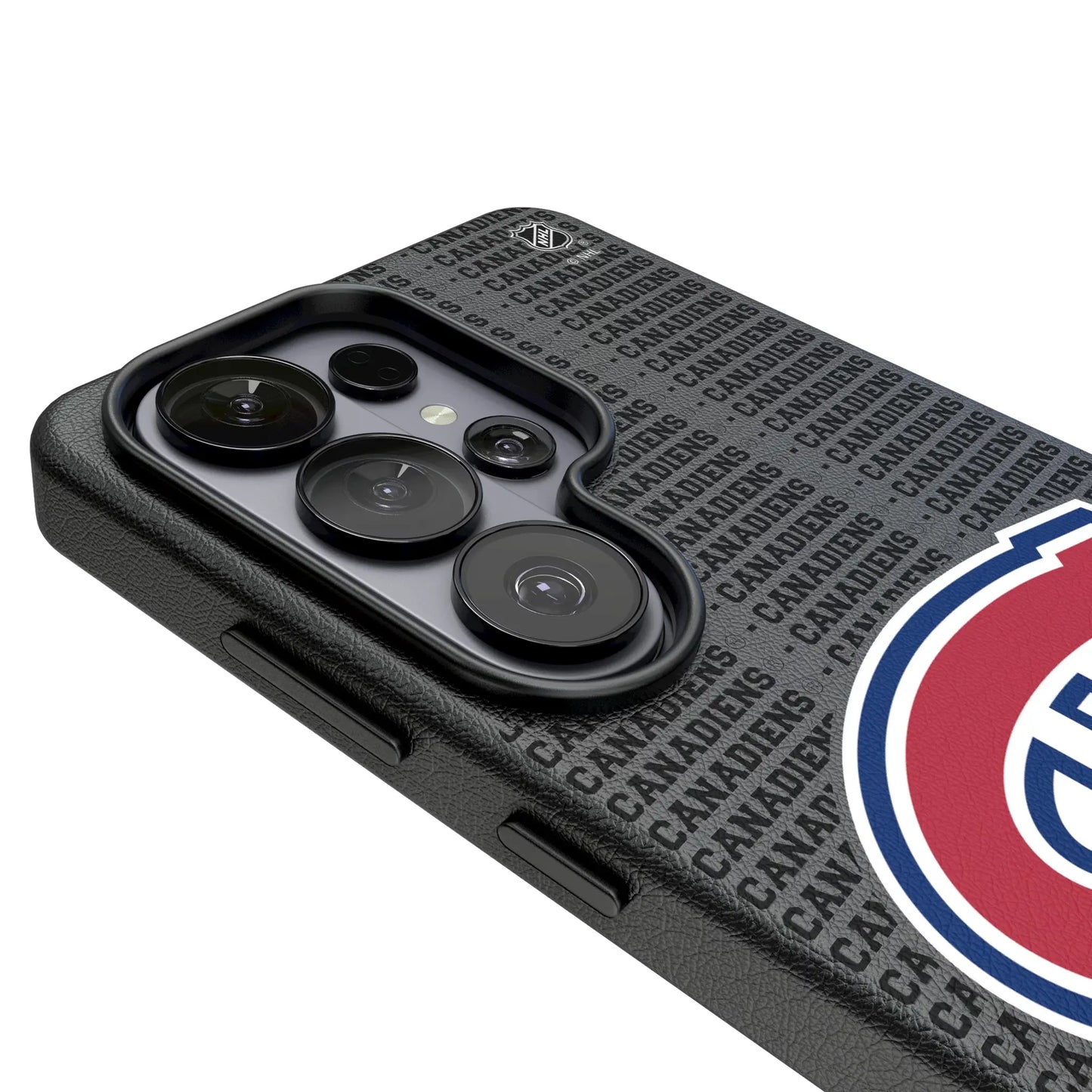 Montreal Canadiens Text Backdrop MagSafe Compatible Phone Case for Samsung Galaxy