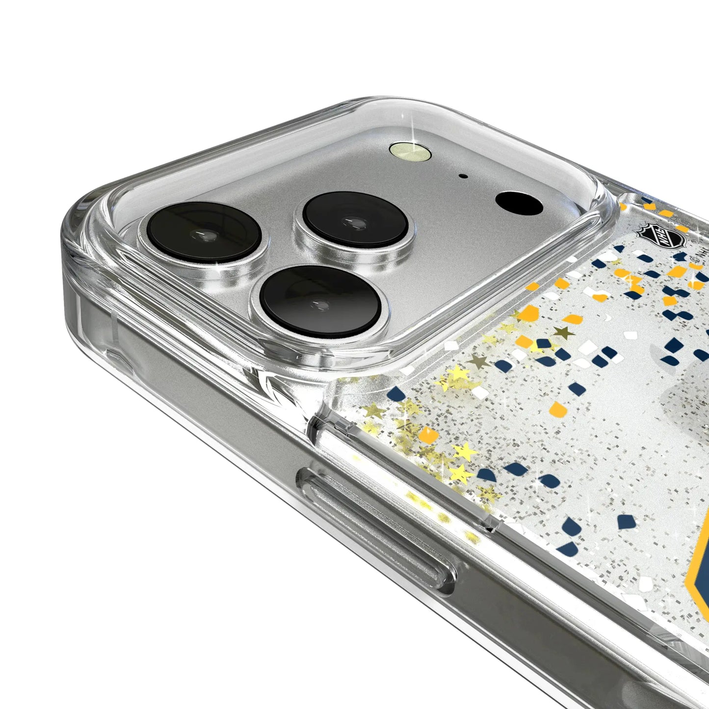 Nashville Predators Confetti Glitter Phone Case for Apple iPhone