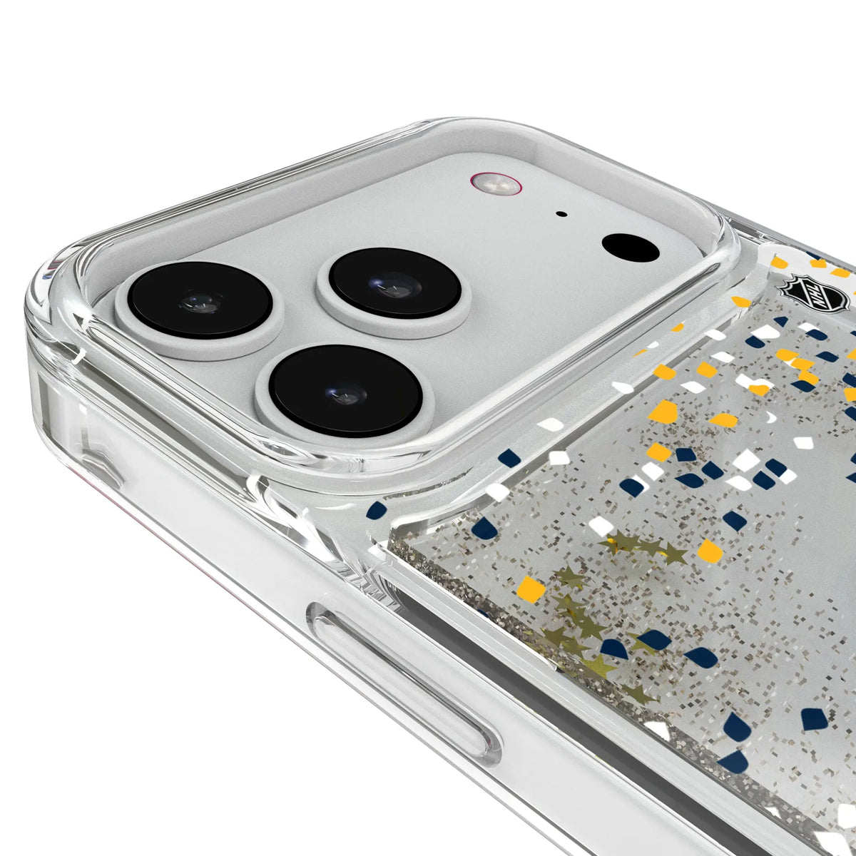 Nashville Predators Confetti Glitter Phone Case for Apple iPhone