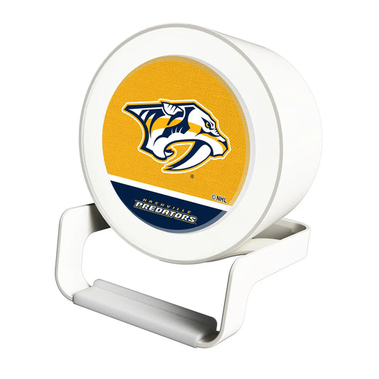 Nashville Predators Endzone Solid Night Light Charger and Bluetooth Speaker