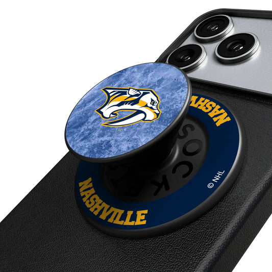 Nashville Predators Ice Wordmark PopSockets Magnetic Phone Grip and Stand