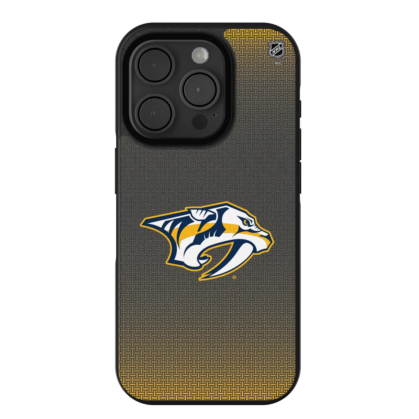 Nashville Predators Linen Bump Phone Case for Apple iPhone