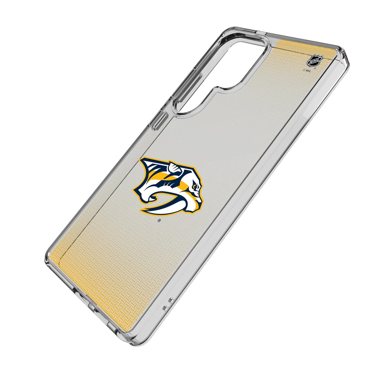 Nashville Predators Linen Clear Phone Case for Samsung Galaxy