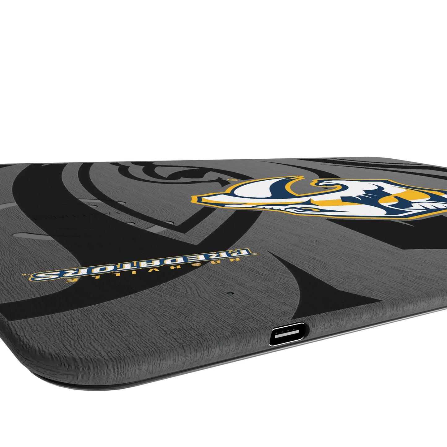 Nashville Predators Monocolor Tilt 15-Watt Wireless Charger and Mouse Pad