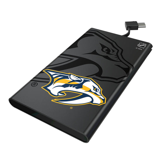 Nashville Predators Monocolor Tilt 5000mAh Flat Powerbank