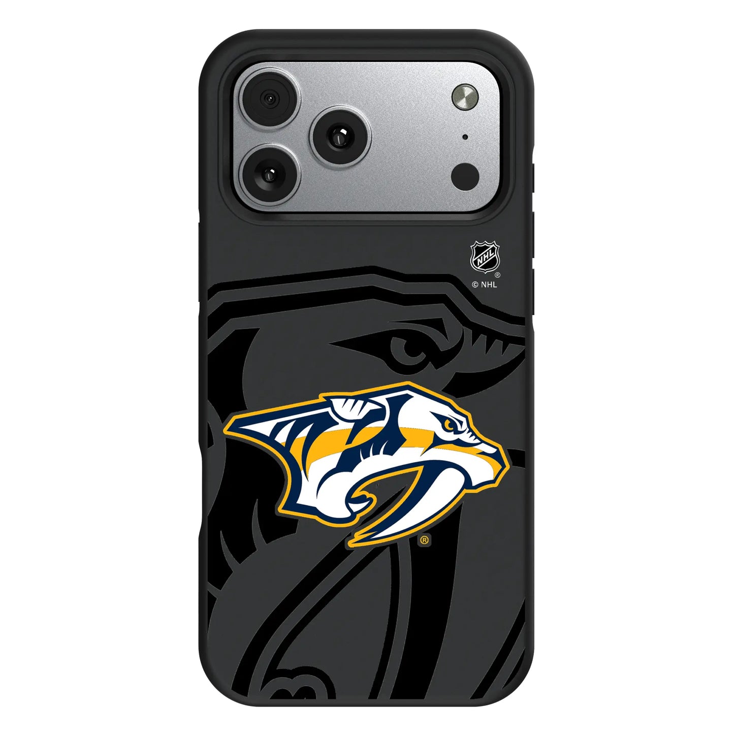 Nashville Predators Monocolor Tilt Bump Phone Case for Apple iPhone