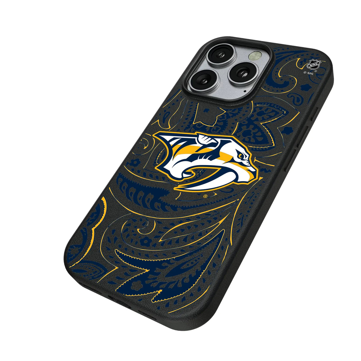 Nashville Predators Paisley MagSafe Compatible Phone Case for Apple iPhone