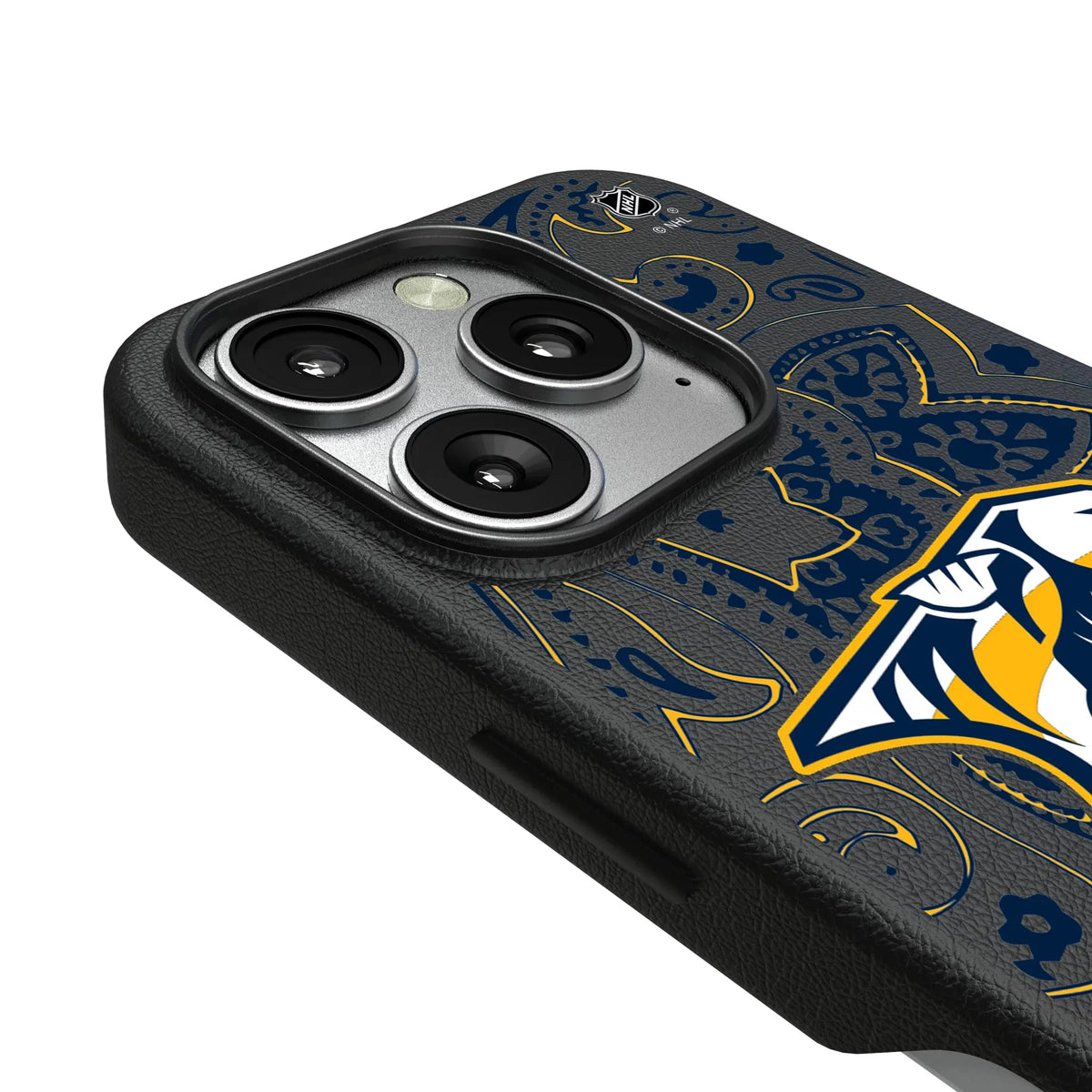 Nashville Predators Paisley MagSafe Compatible Phone Case for Apple iPhone