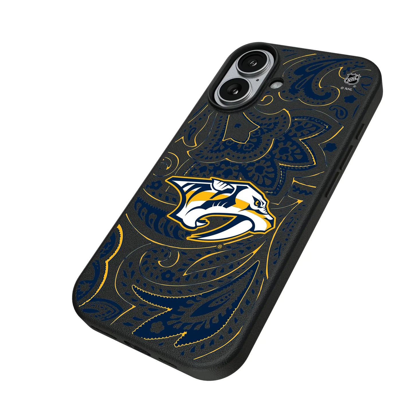 Nashville Predators Paisley MagSafe Compatible Phone Case for Apple iPhone