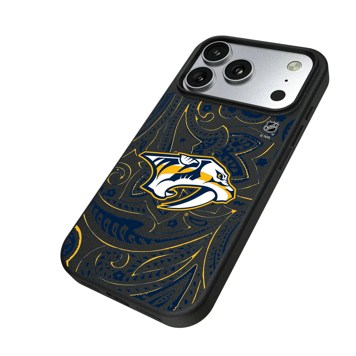 Nashville Predators Paisley MagSafe Compatible Phone Case for Apple iPhone