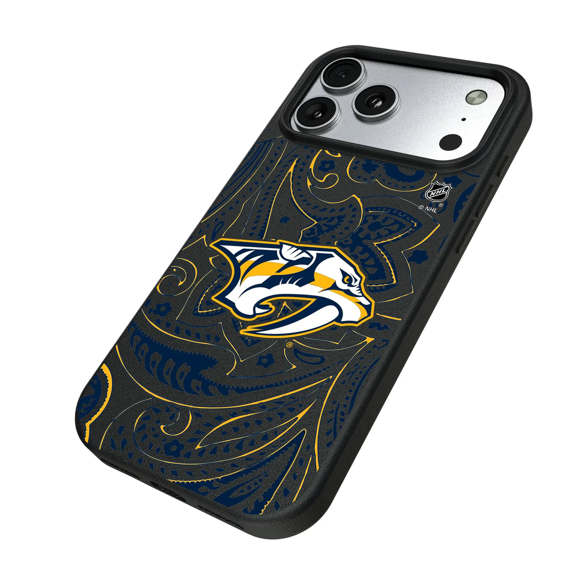 Nashville Predators Paisley MagSafe Compatible Phone Case for Apple iPhone