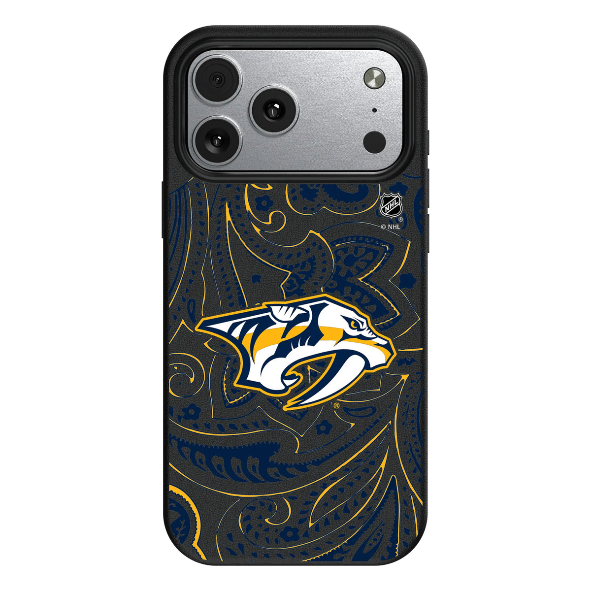 Nashville Predators Paisley MagSafe Compatible Phone Case for Apple iPhone