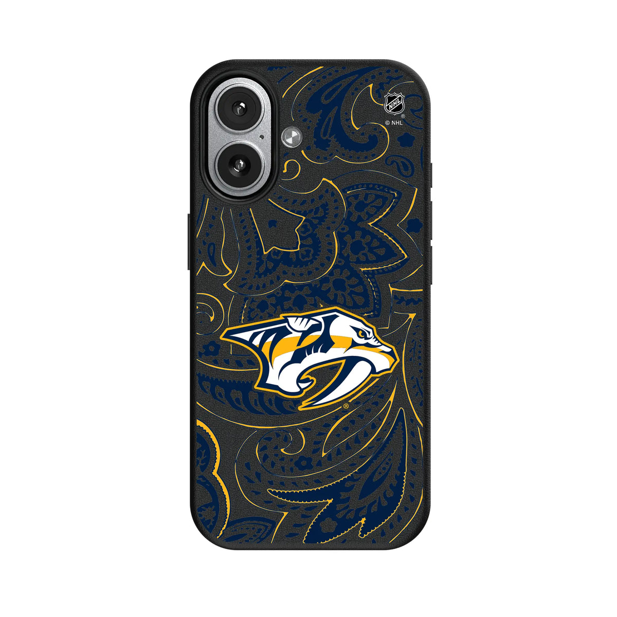 Nashville Predators Paisley MagSafe Compatible Phone Case for Apple iPhone