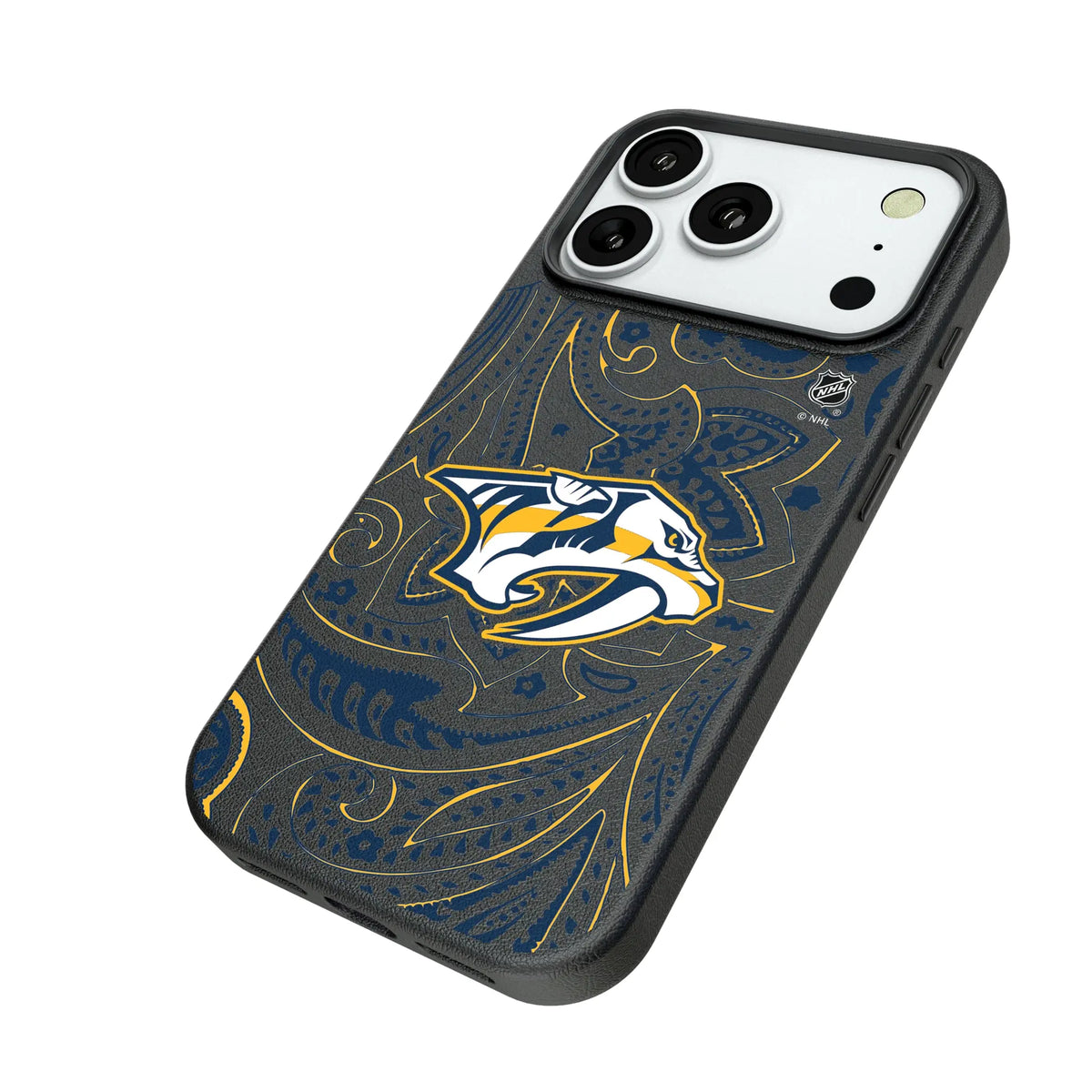 Nashville Predators Paisley MagSafe Compatible Phone Case for Apple iPhone