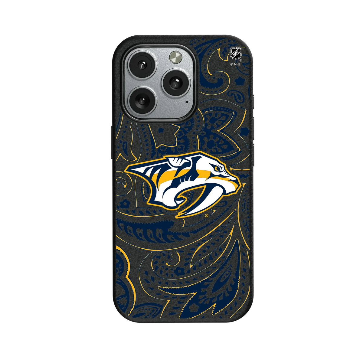 Nashville Predators Paisley MagSafe Compatible Phone Case for Apple iPhone