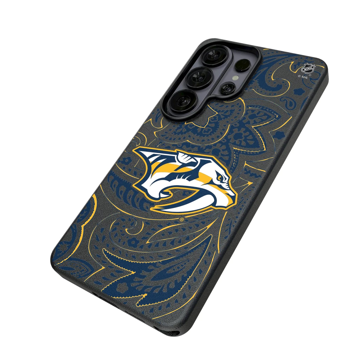 Nashville Predators Paisley MagSafe Compatible Phone Case for Samsung Galaxy