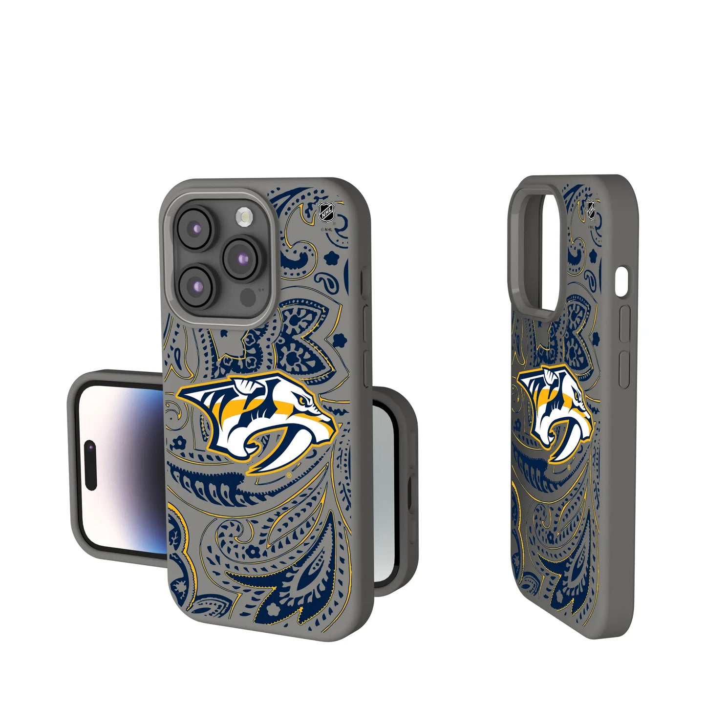 Nashville Predators Paisley Soft Touch Phone Case for Apple iPhone