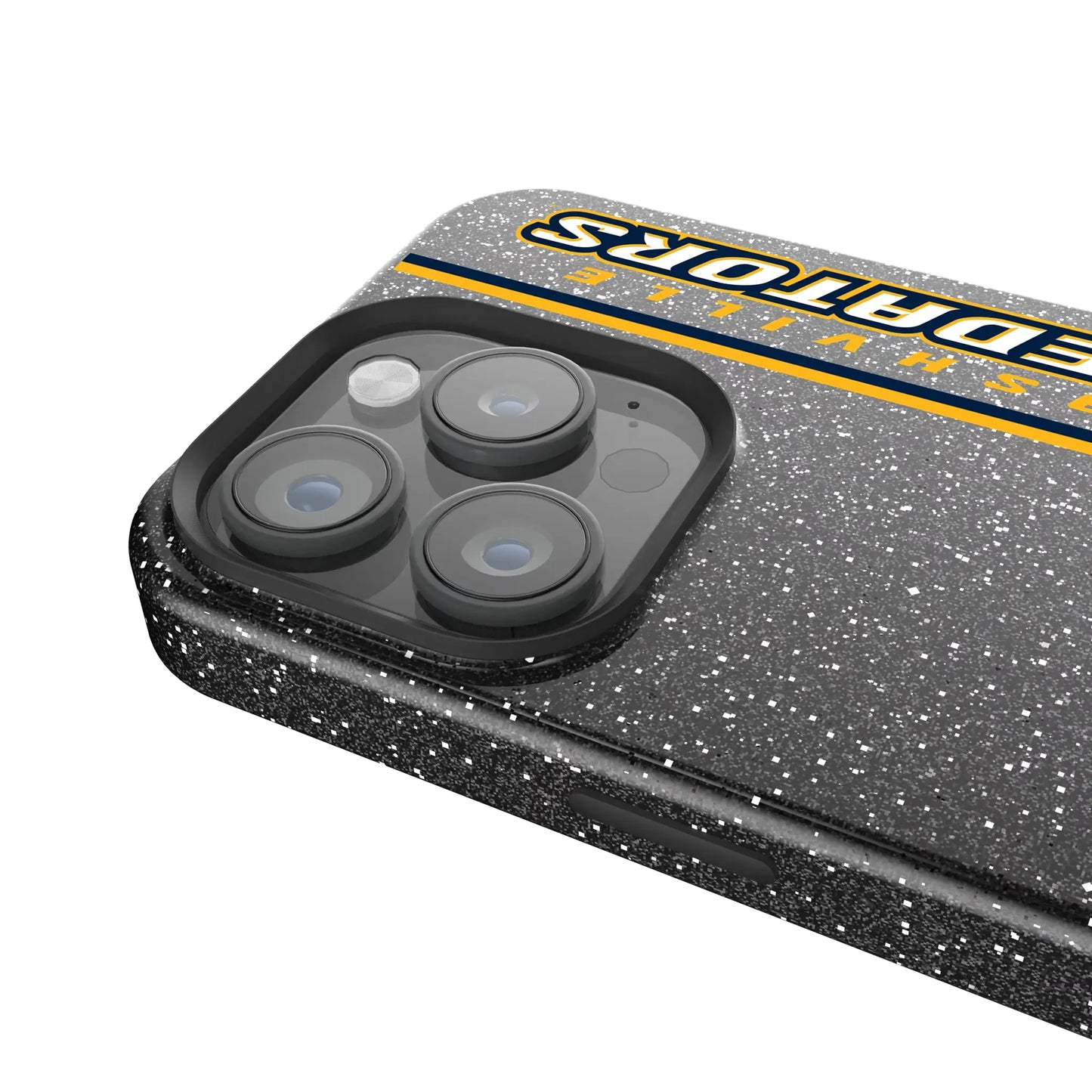 Nashville Predators Sidebar Black Bling Phone Case for Apple iPhone