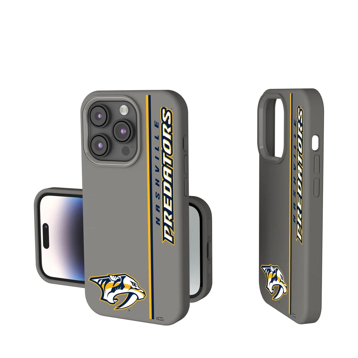Nashville Predators Sidebar Soft Touch Phone Case for Apple iPhone