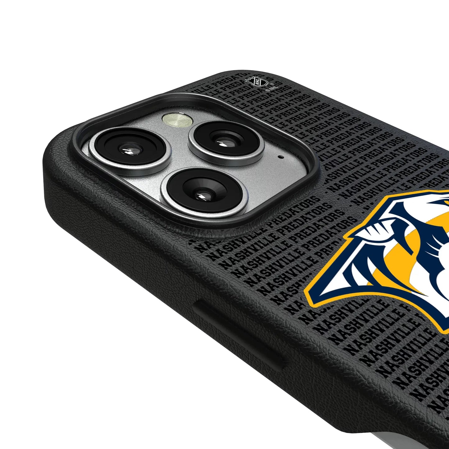 Nashville Predators Text Backdrop MagSafe Compatible Phone Case for Apple iPhone