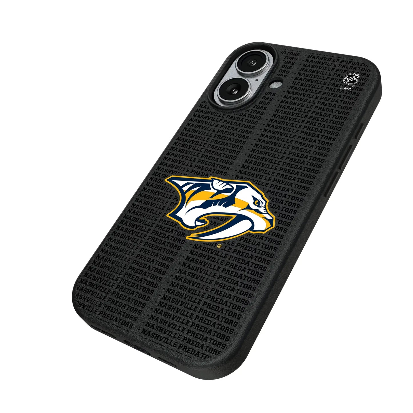 Nashville Predators Text Backdrop MagSafe Compatible Phone Case for Apple iPhone
