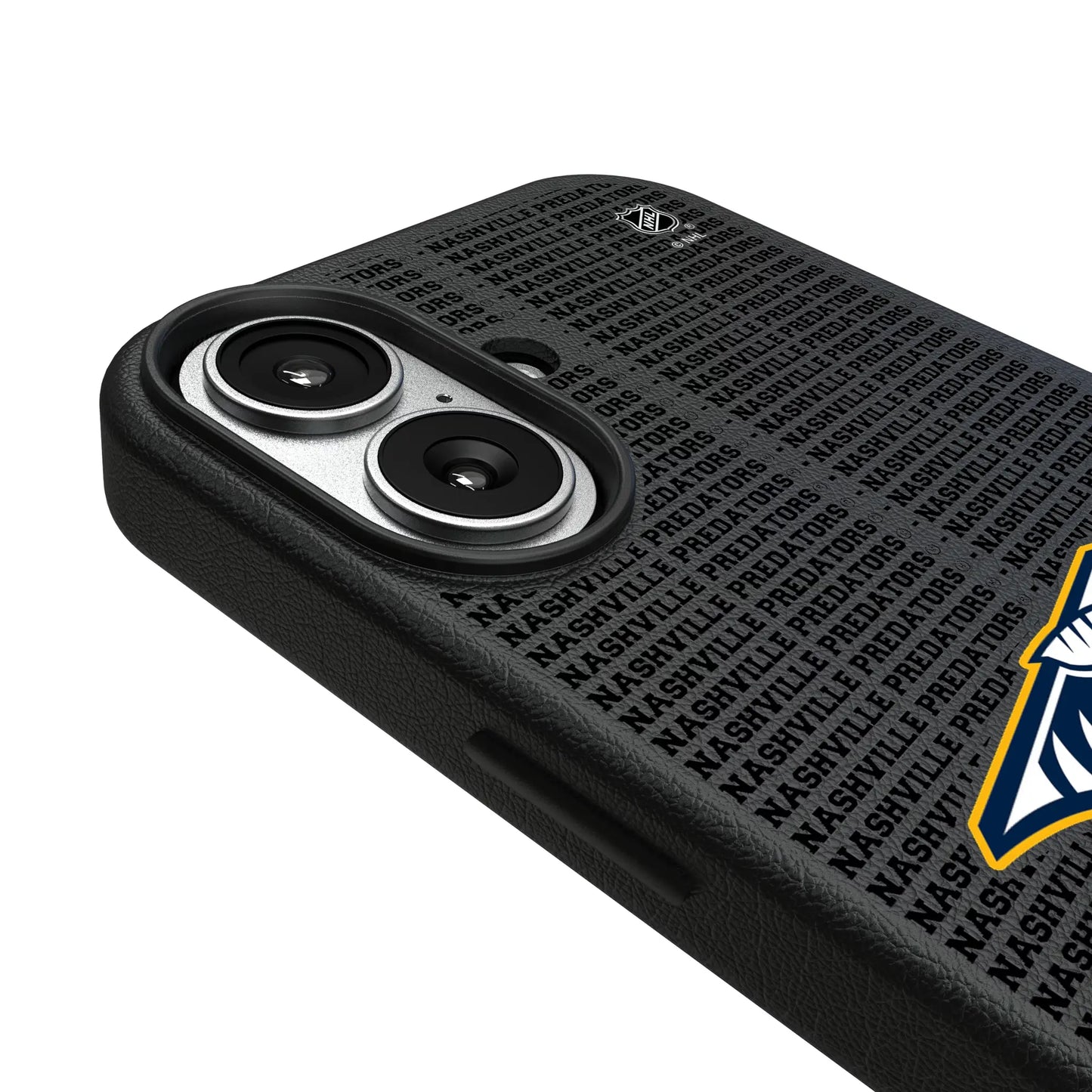 Nashville Predators Text Backdrop MagSafe Compatible Phone Case for Apple iPhone