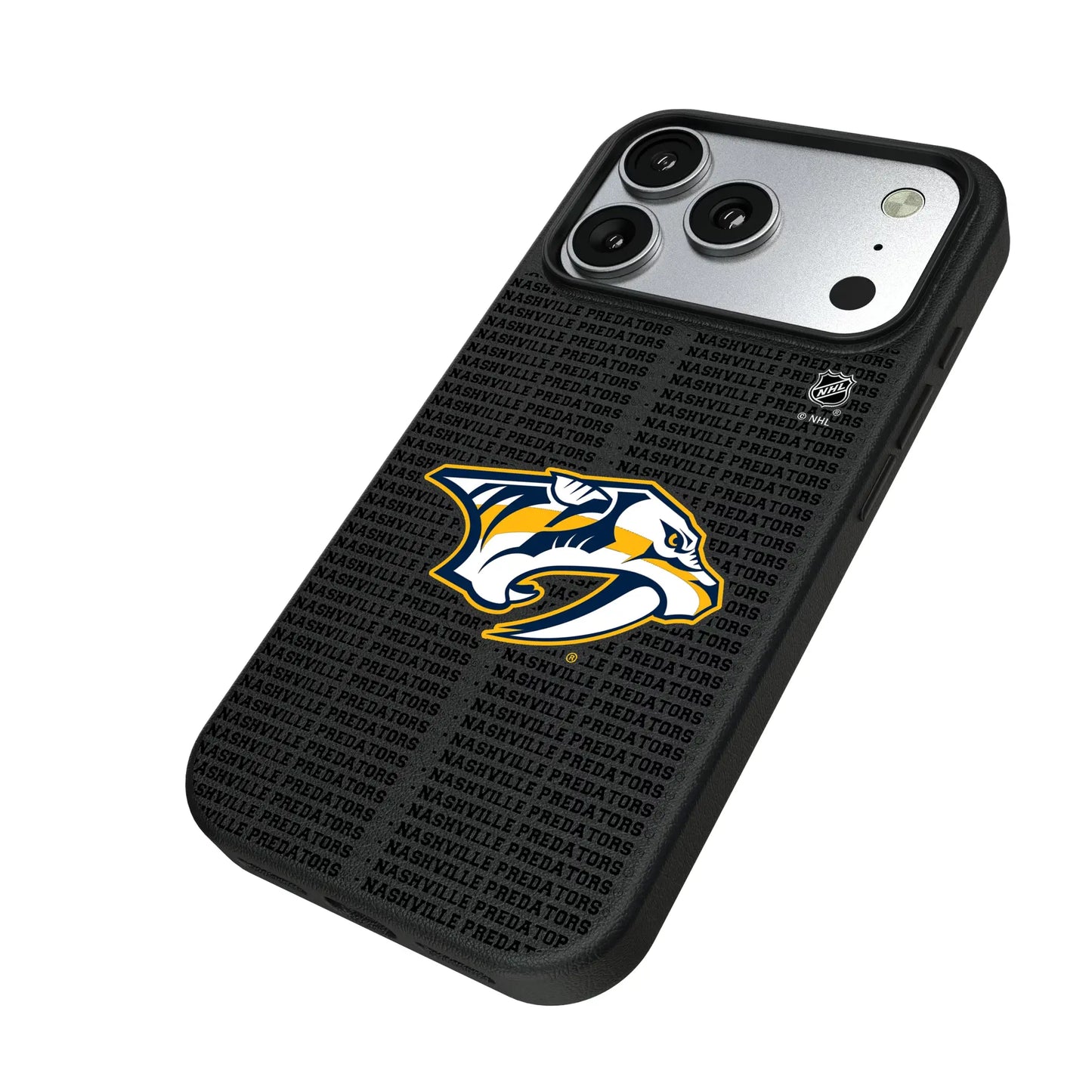 Nashville Predators Text Backdrop MagSafe Compatible Phone Case for Apple iPhone