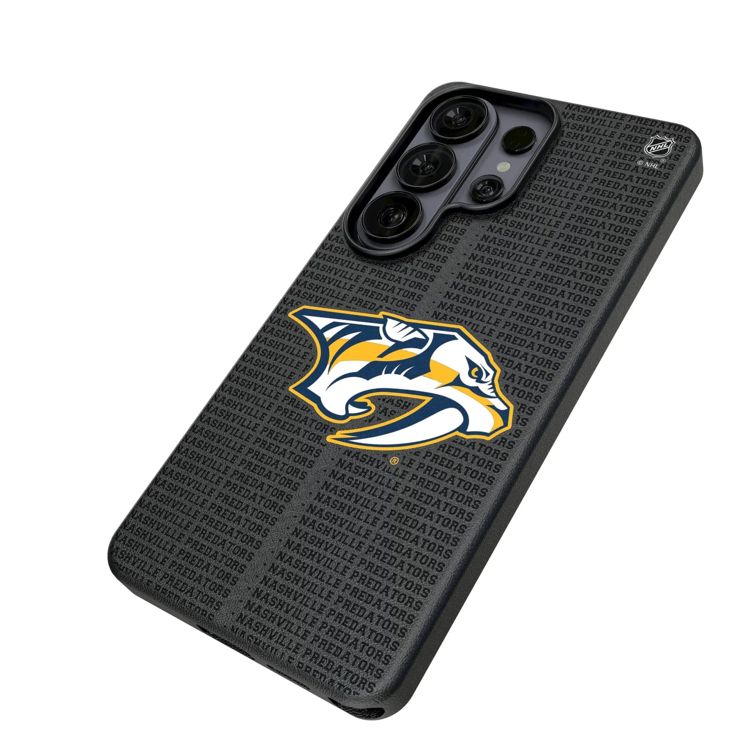 Nashville Predators Text Backdrop MagSafe Compatible Phone Case for Samsung Galaxy