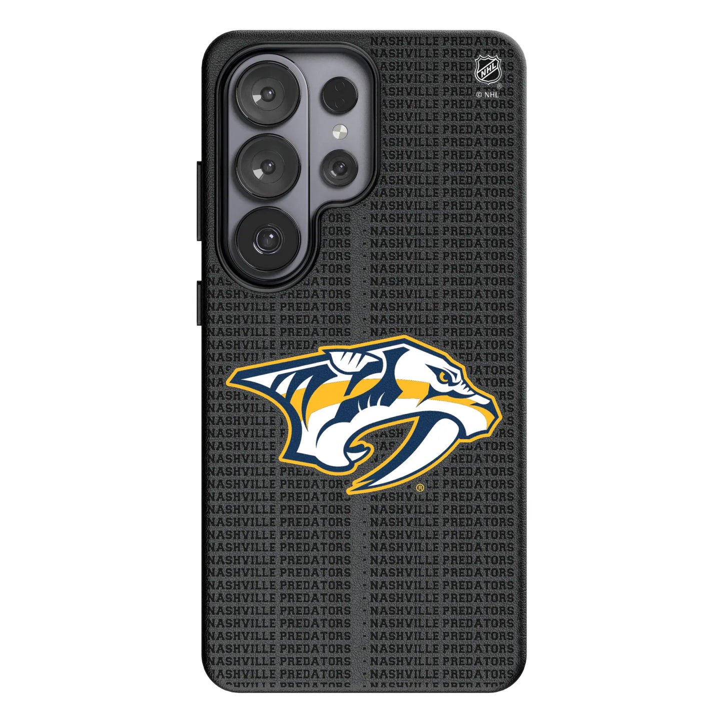 Nashville Predators Text Backdrop MagSafe Compatible Phone Case for Samsung Galaxy