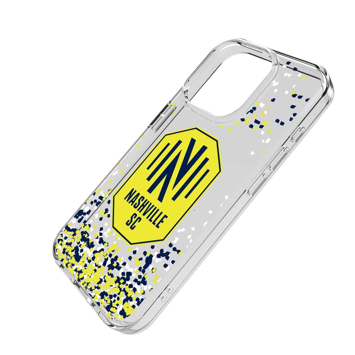 Nashville SC Confetti Clear Phone Case for Apple iPhone