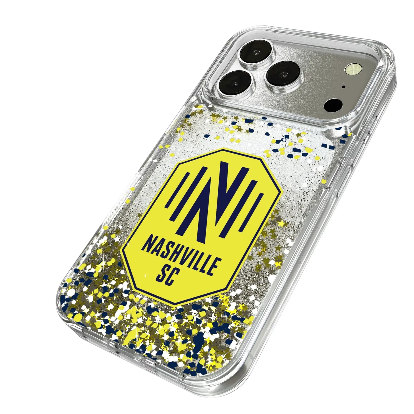 Nashville SC Confetti Glitter Phone Case for Apple iPhone