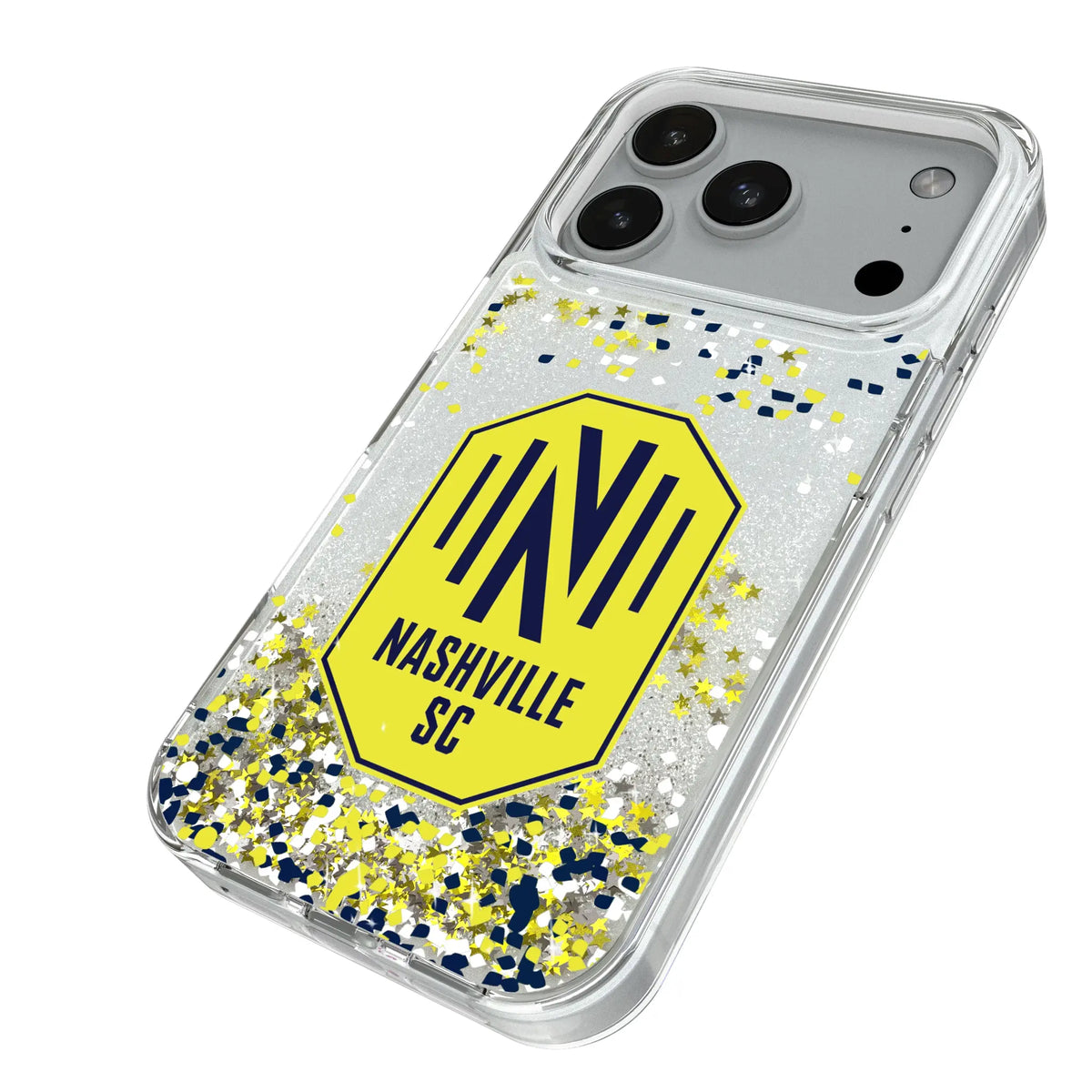 Nashville SC Confetti Glitter Phone Case for Apple iPhone