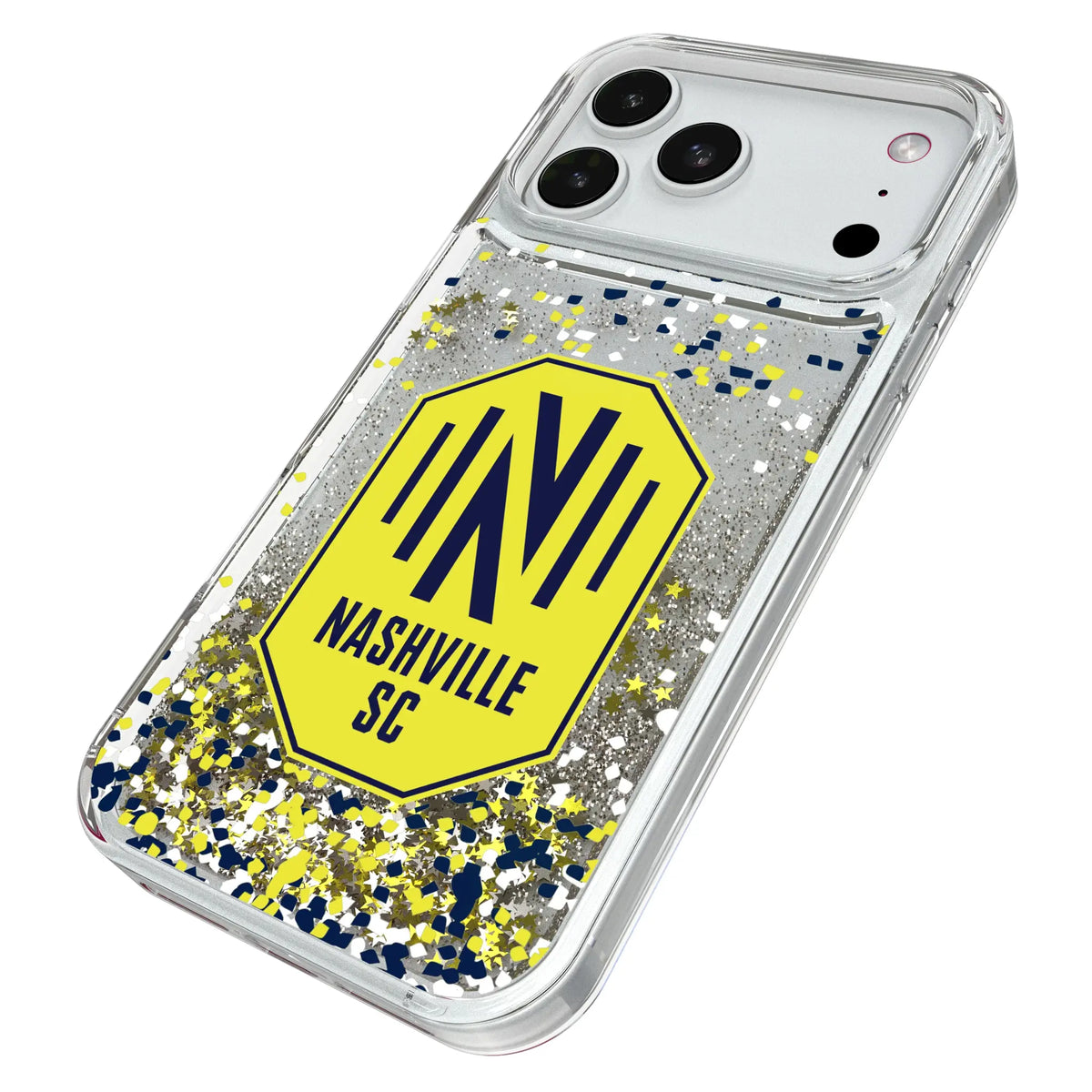 Nashville SC Confetti Glitter Phone Case for Apple iPhone