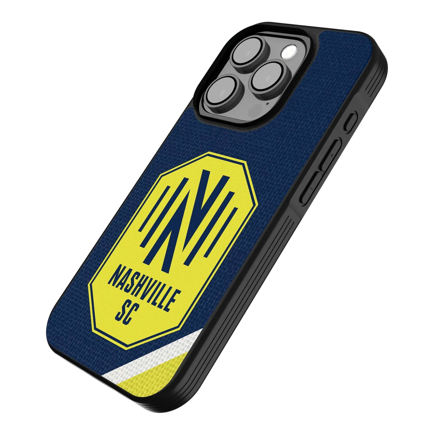 Nashville SC Diagonal Stripe Bump Phone Case for Apple iPhone