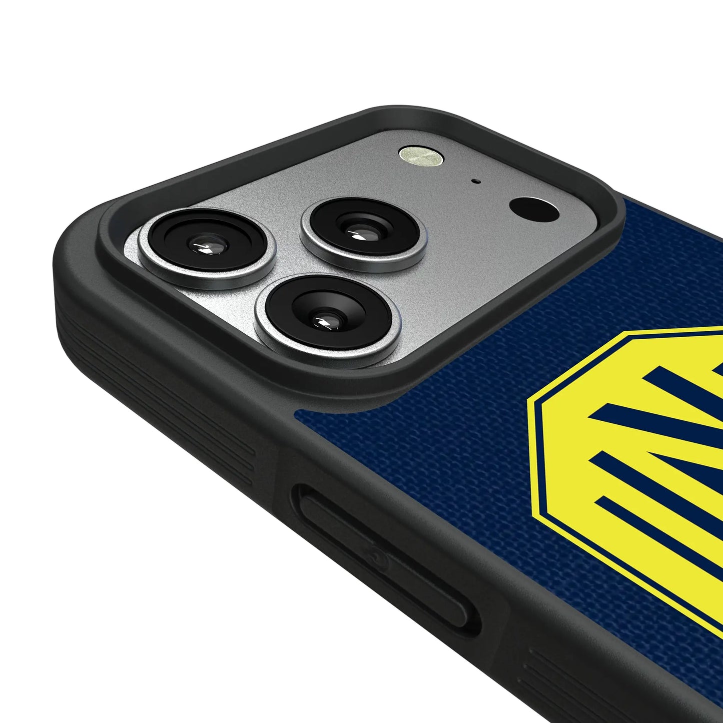 Nashville SC Diagonal Stripe Bump Phone Case for Apple iPhone