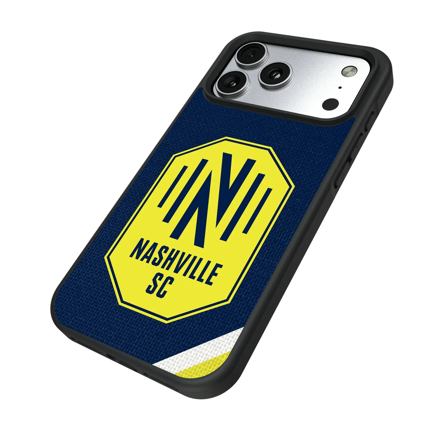 Nashville SC Diagonal Stripe Bump Phone Case for Apple iPhone