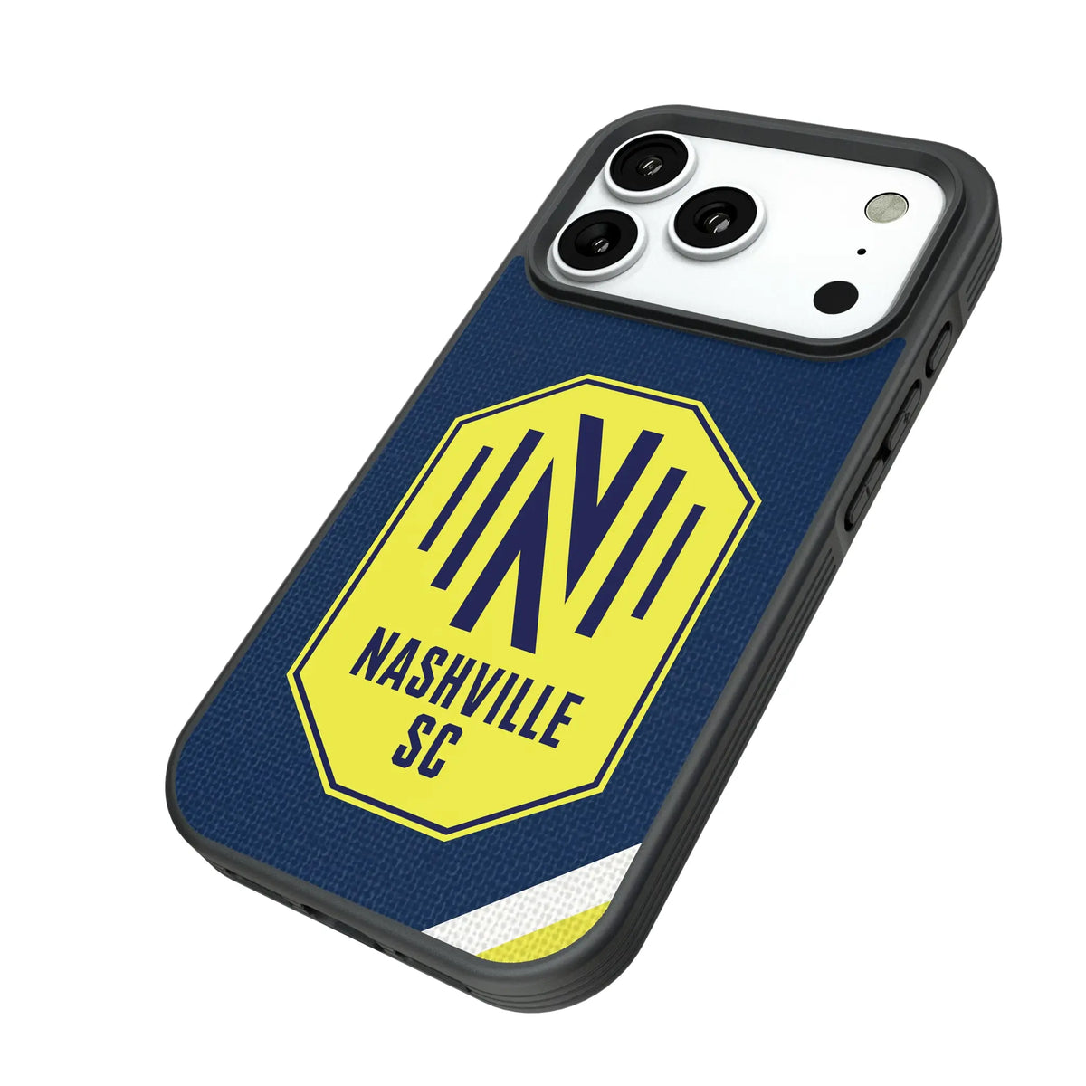 Nashville SC Diagonal Stripe Bump Phone Case for Apple iPhone