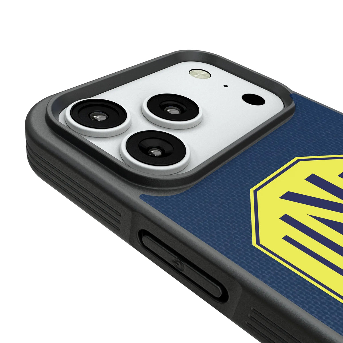 Nashville SC Diagonal Stripe Bump Phone Case for Apple iPhone