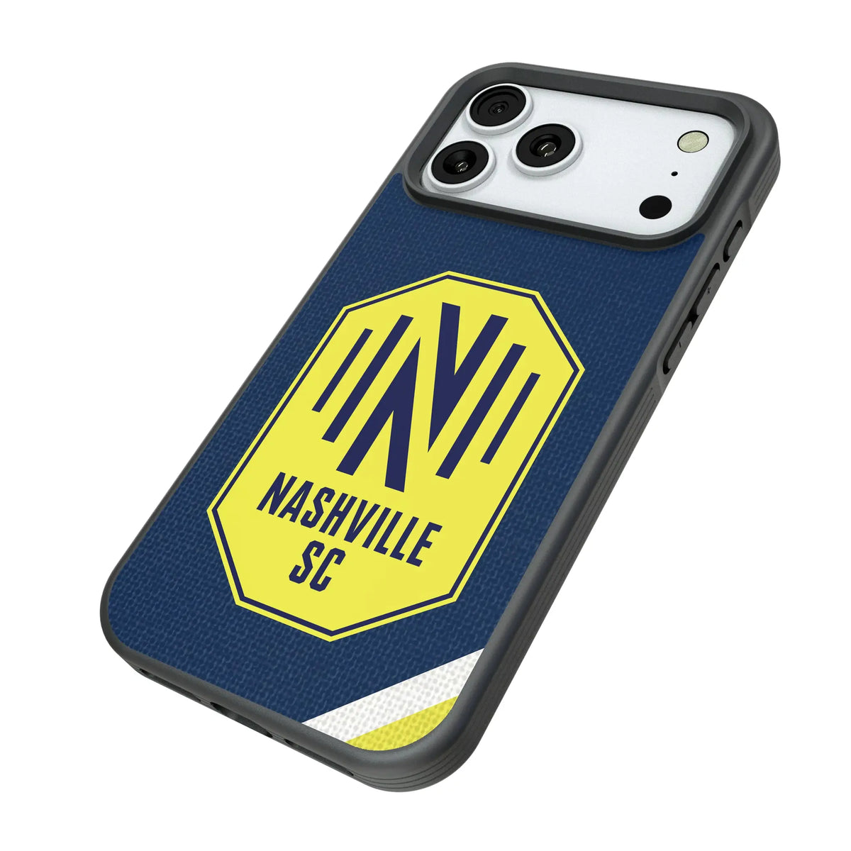 Nashville SC Diagonal Stripe Bump Phone Case for Apple iPhone