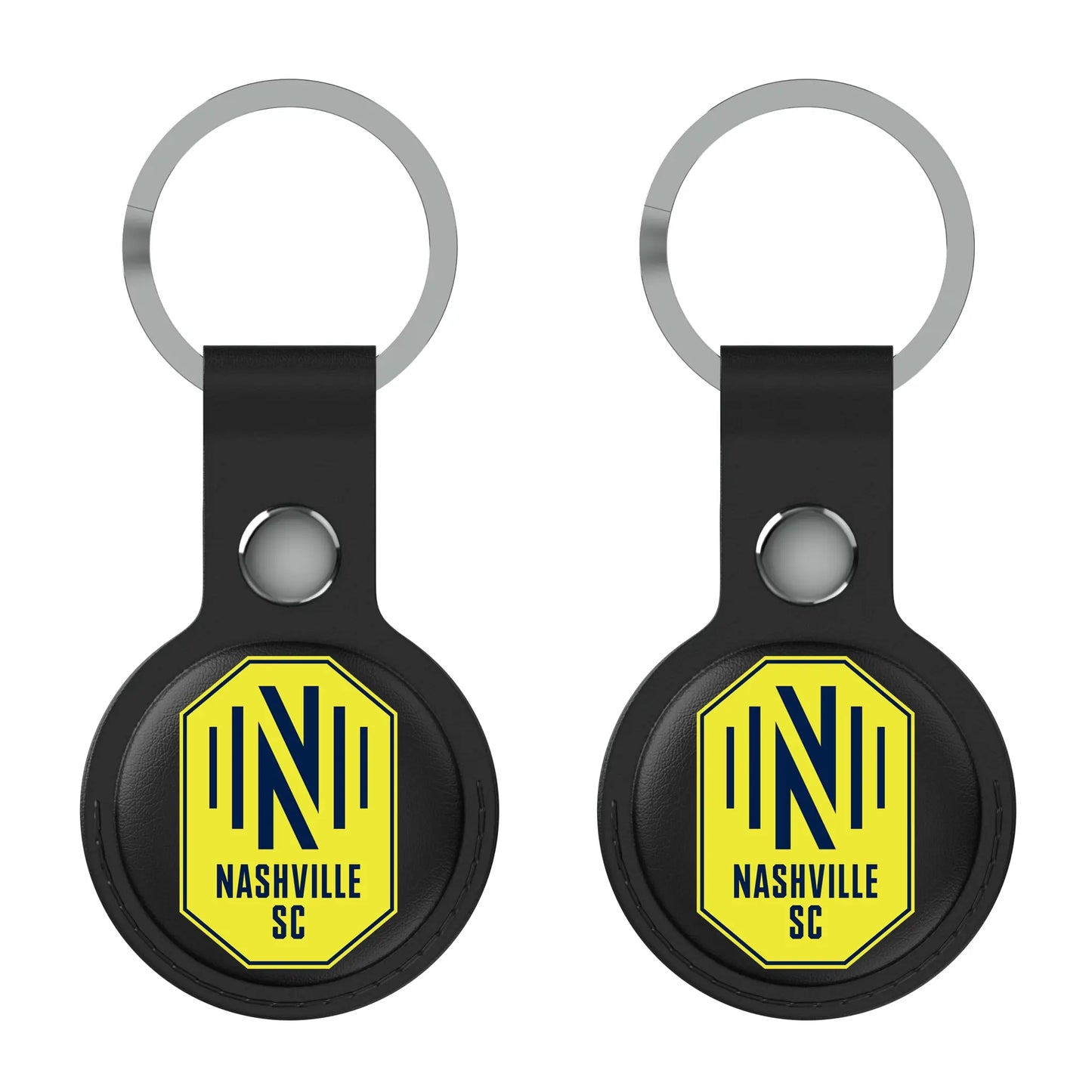 Nashville SC Insignia Black Airtag Holder 2-Pack