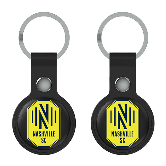 Nashville SC Insignia Black Airtag Holder 2-Pack