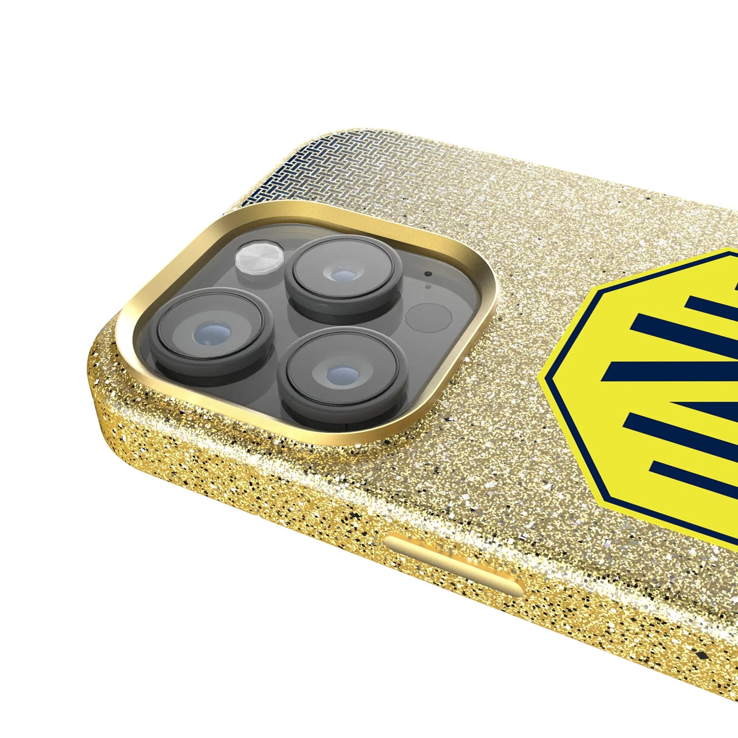Nashville SC Linen Bling Phone Case for Apple iPhone