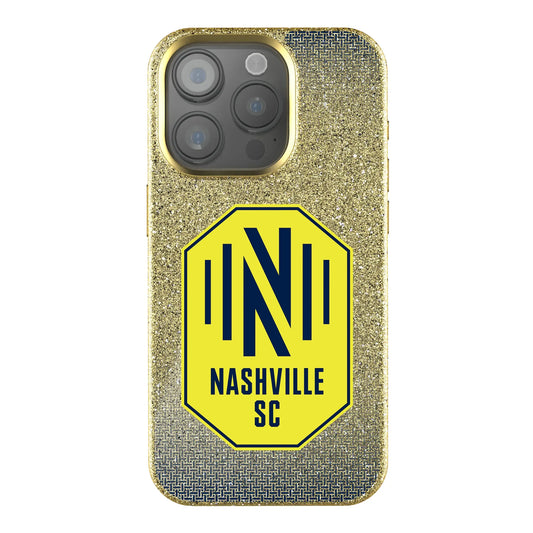Nashville SC Linen Bling Phone Case for Apple iPhone