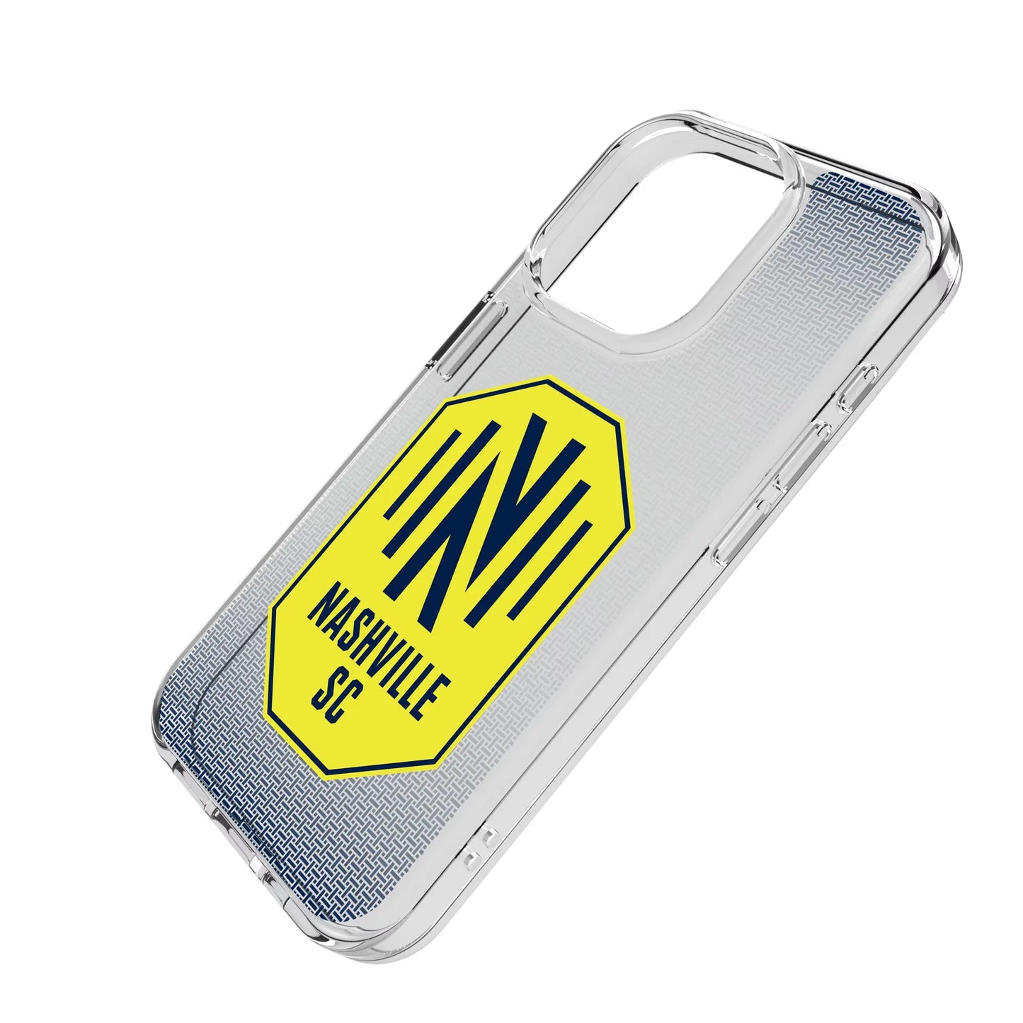 Nashville SC Linen Clear Phone Case for Apple iPhone
