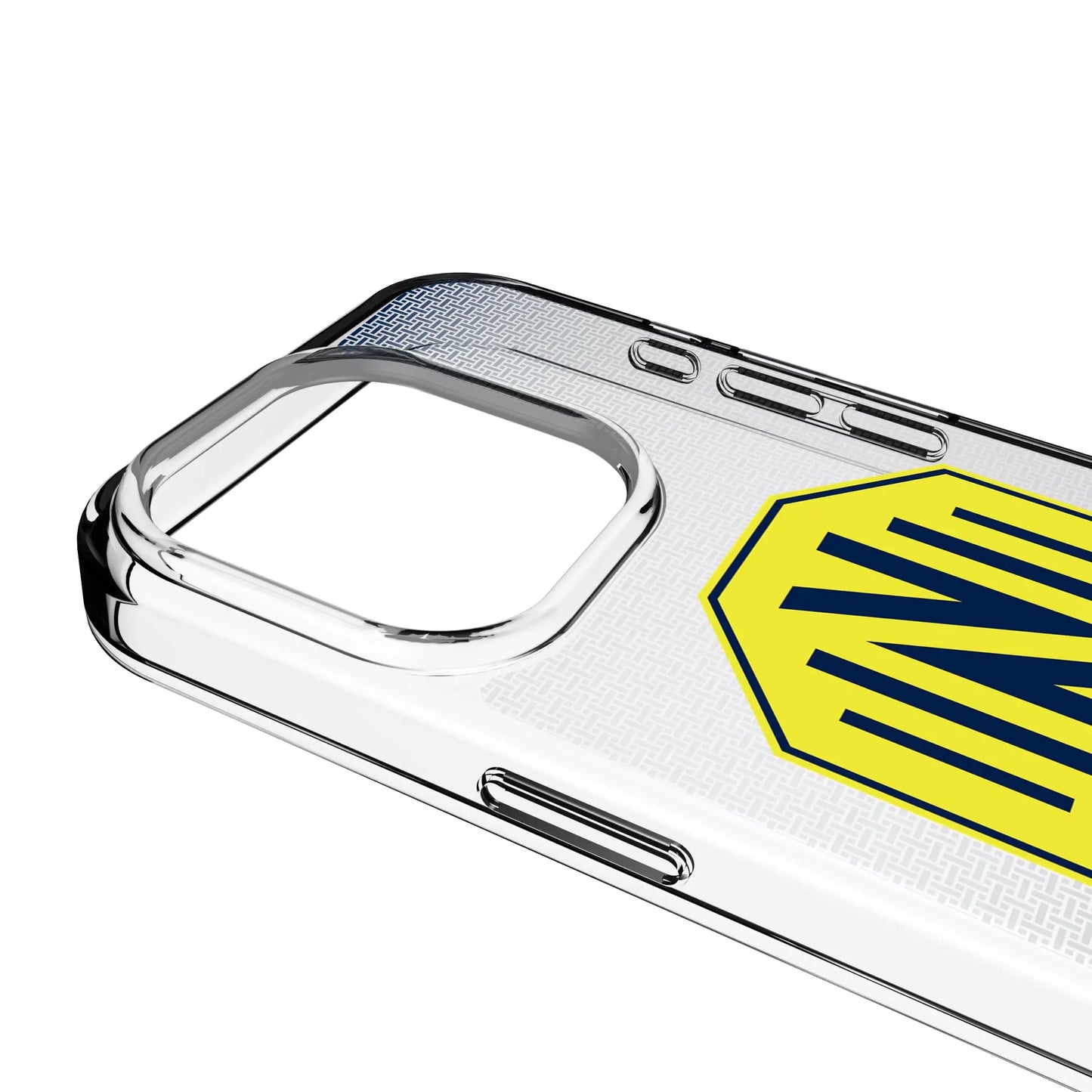 Nashville SC Linen Clear Phone Case for Apple iPhone