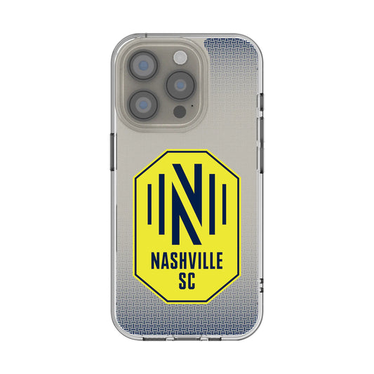 Nashville SC Linen Clear Phone Case for Apple iPhone