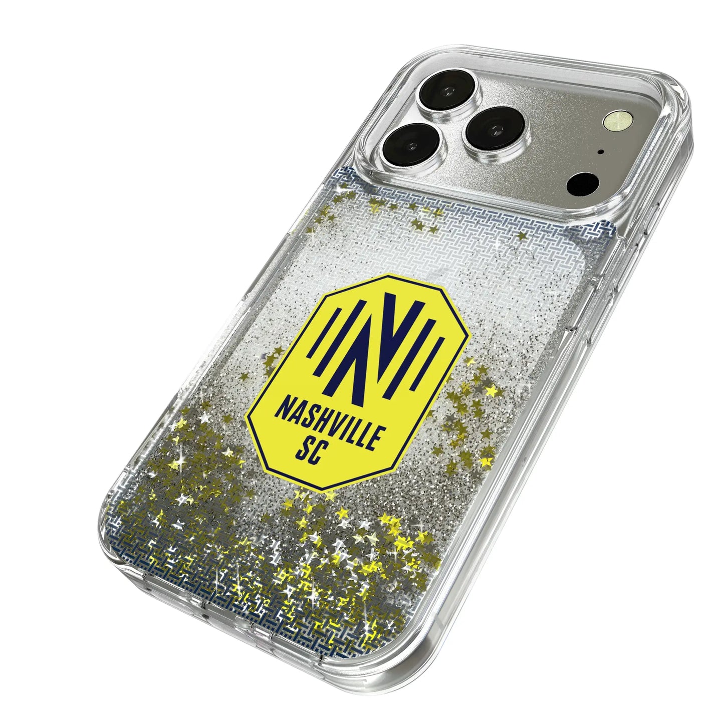 Nashville SC Linen Glitter Phone Case for Apple iPhone