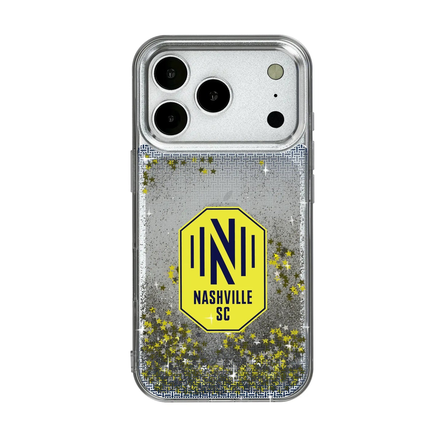 Nashville SC Linen Glitter Phone Case for Apple iPhone
