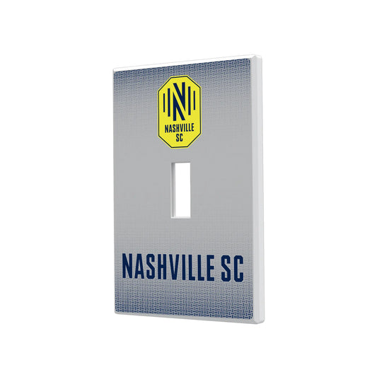 Nashville SC Linen Hidden-Screw Light Switch Plate