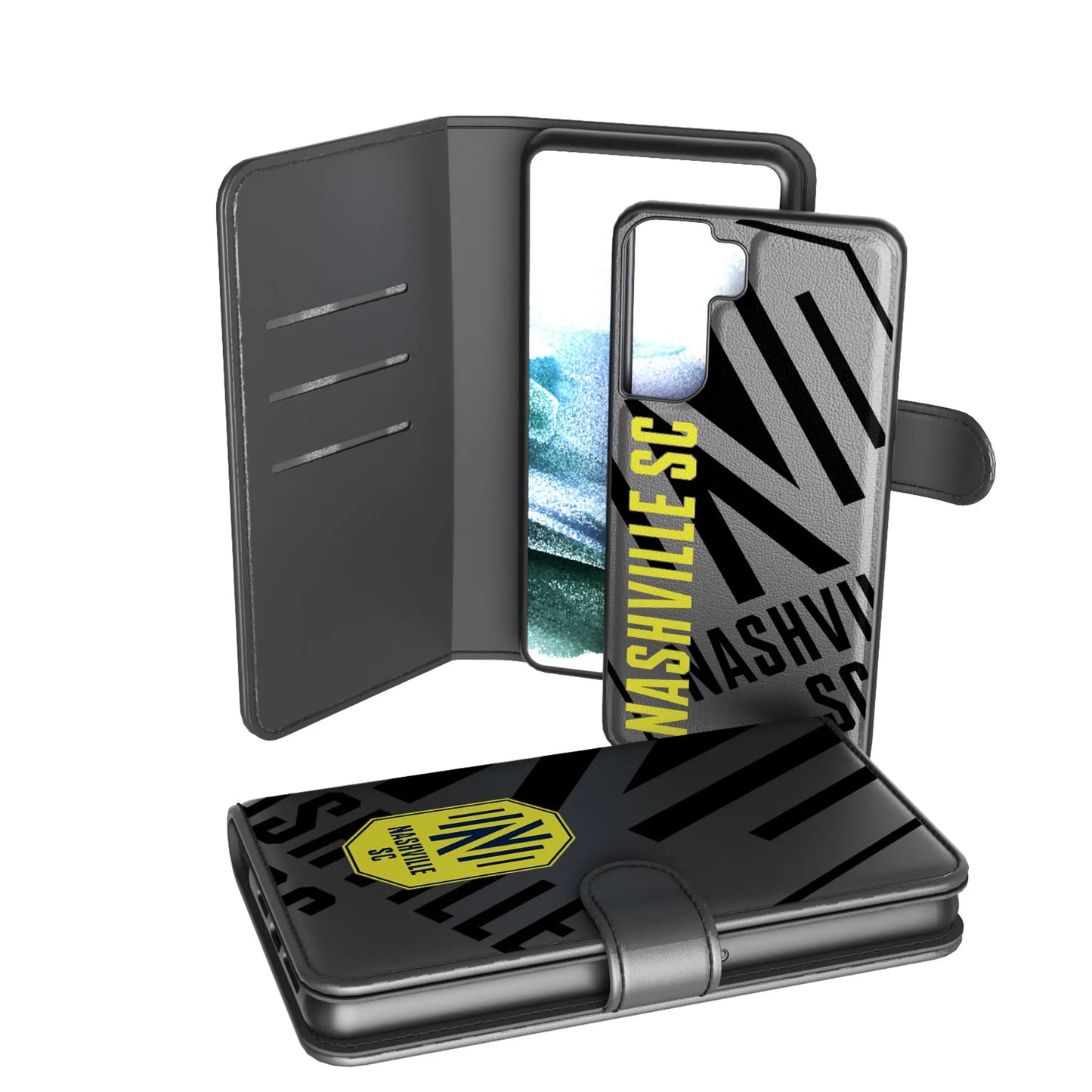 Nashville SC Monocolor Tilt Wallet Phone Case for Apple iPhone